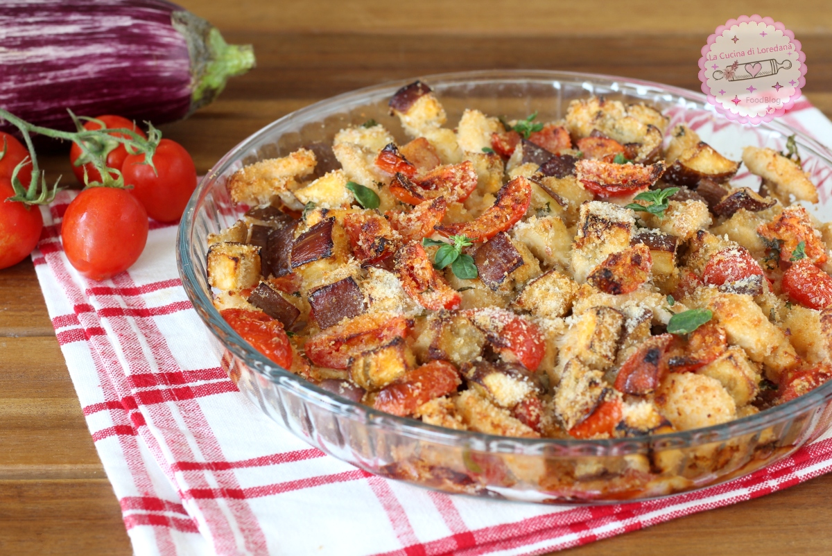 pollo con melanzane al forno