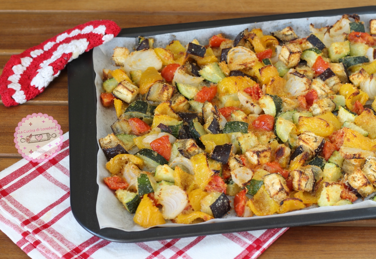 verdure al forno gratinate