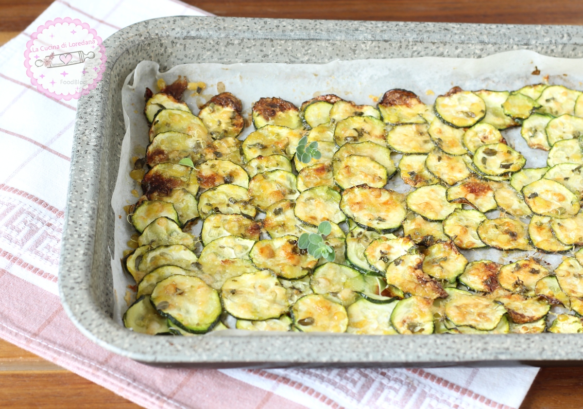 zucchine al forno con parmigiano