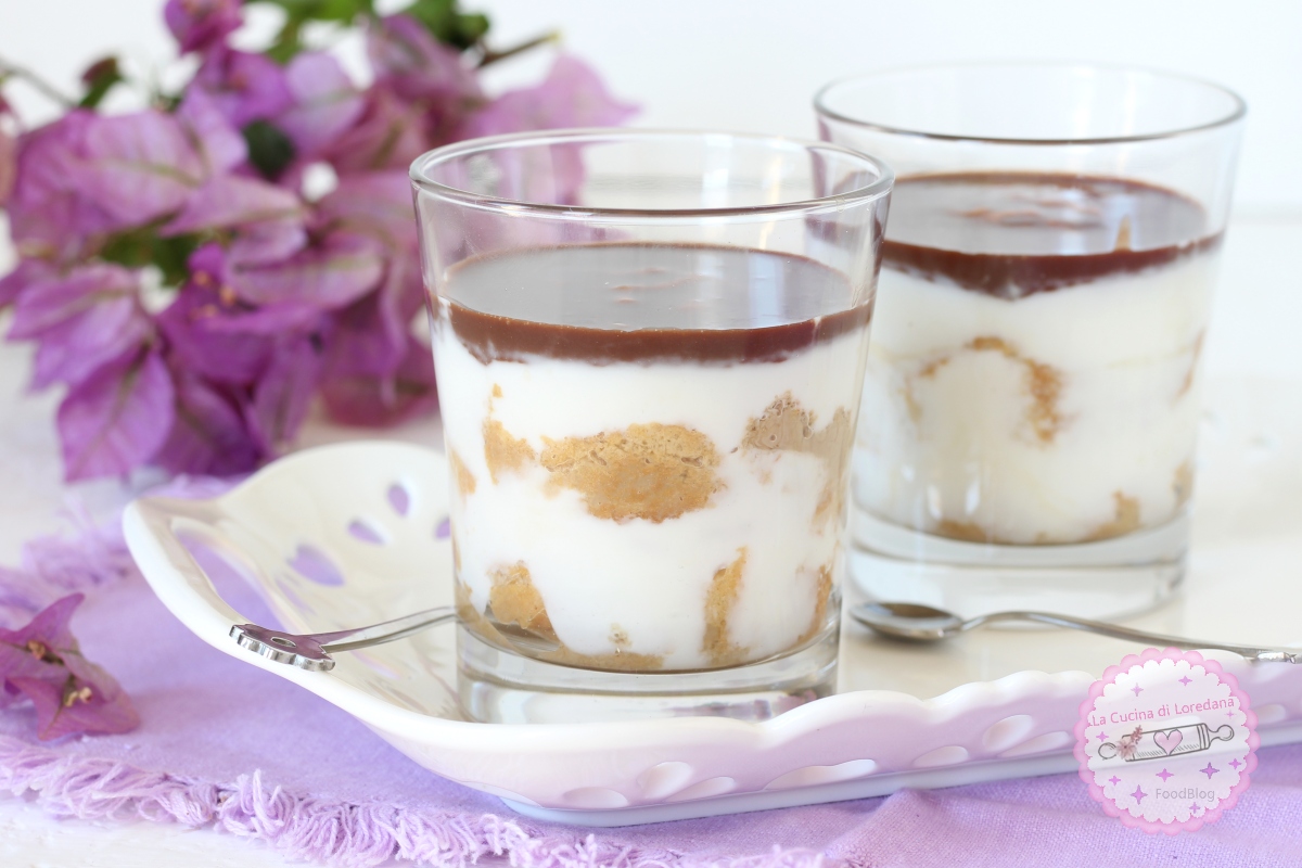 crema di yogurt e cioccolato