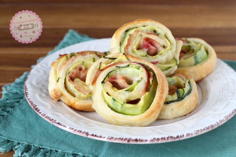 girelle di sfoglia con le zucchine