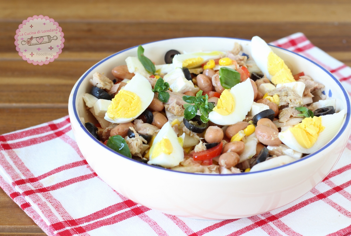 insalata con fagioli
