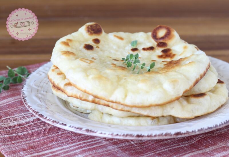 pane allo yogurt in padella
