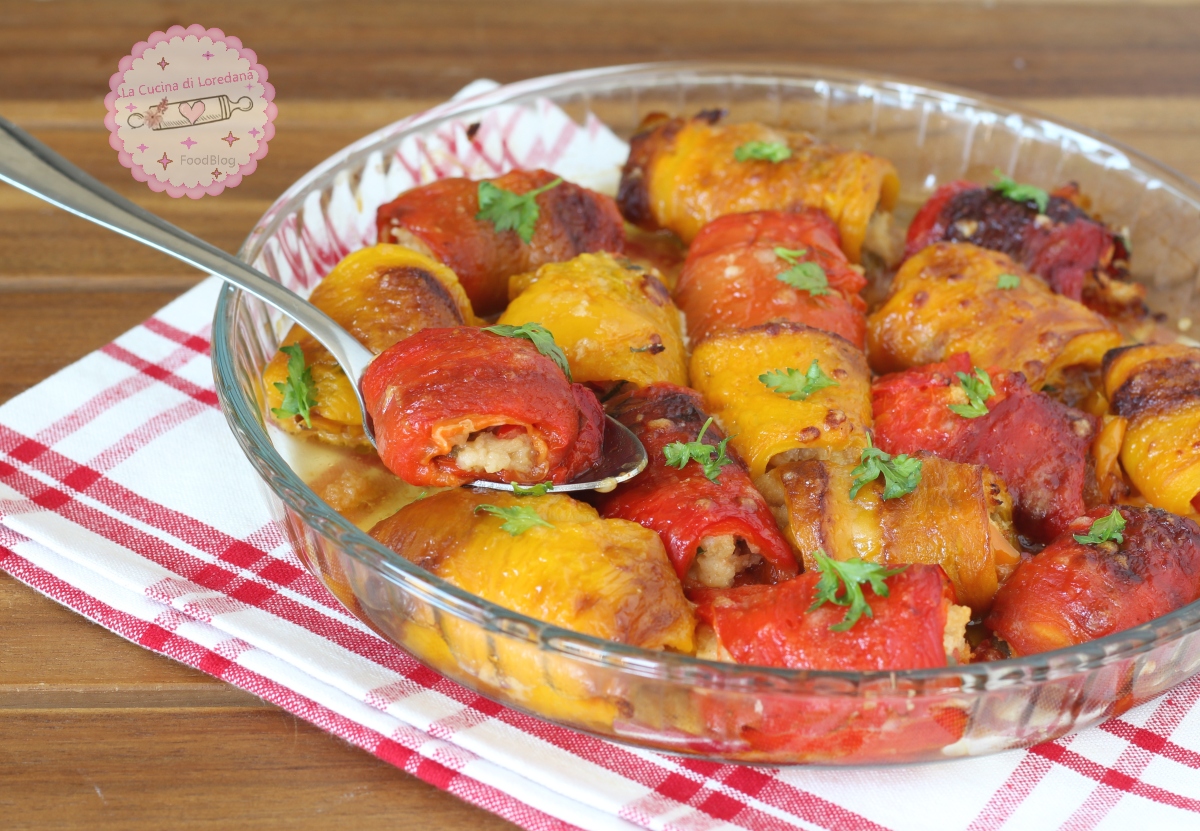 involtini di peperoni ripieni