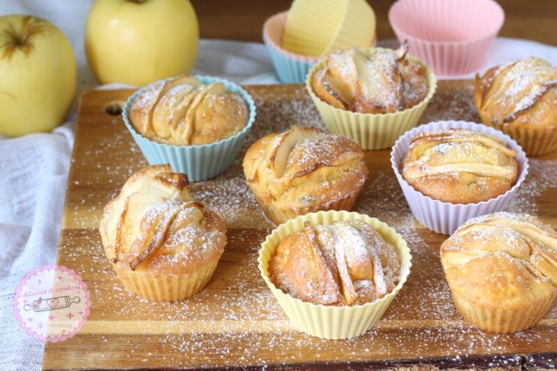 muffin con le mele