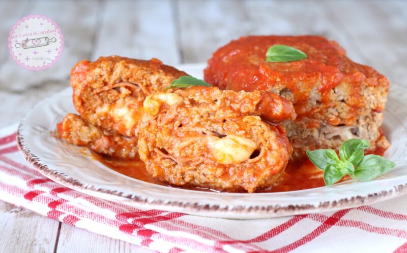 polpettone ripieno al sugo