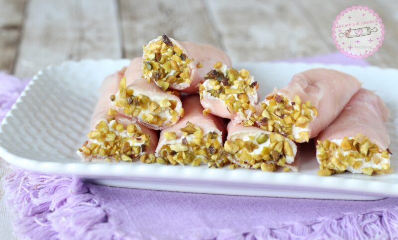 involtini di prosciutto cotto