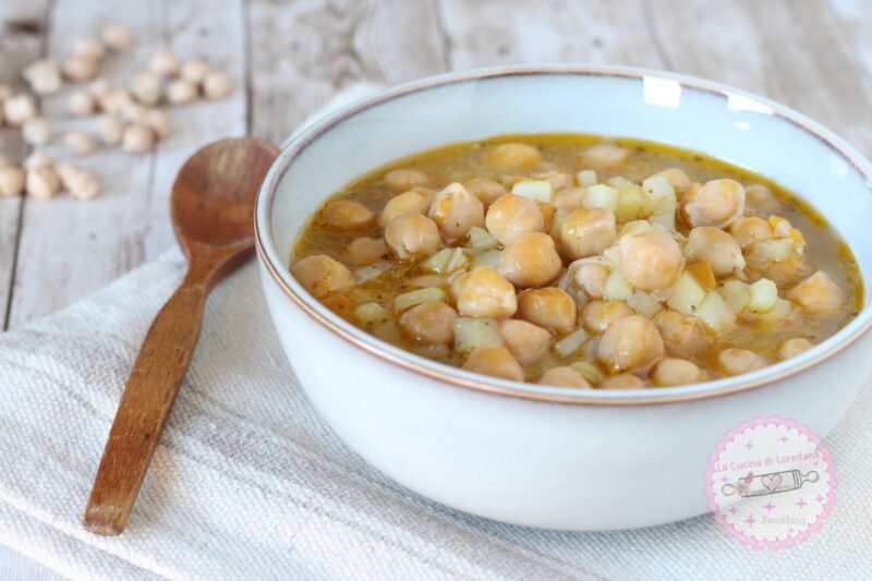 minestra di ceci e patate