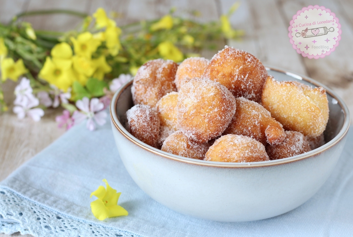 frittelle dolci al cucchiaio