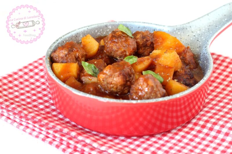 polpette e patate al sugo