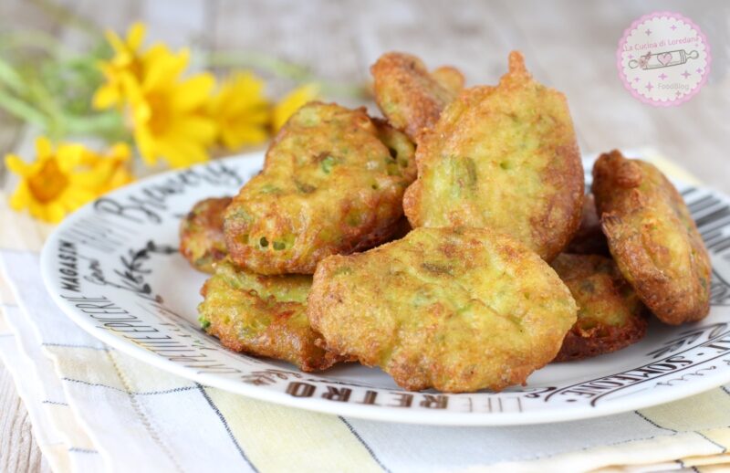 frittelle con gli asparagi