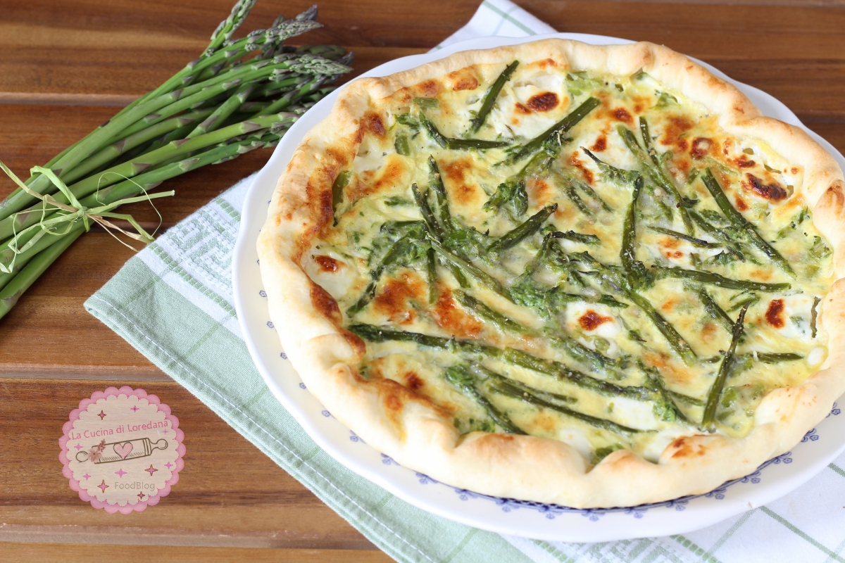 torta rustica con asparagi
