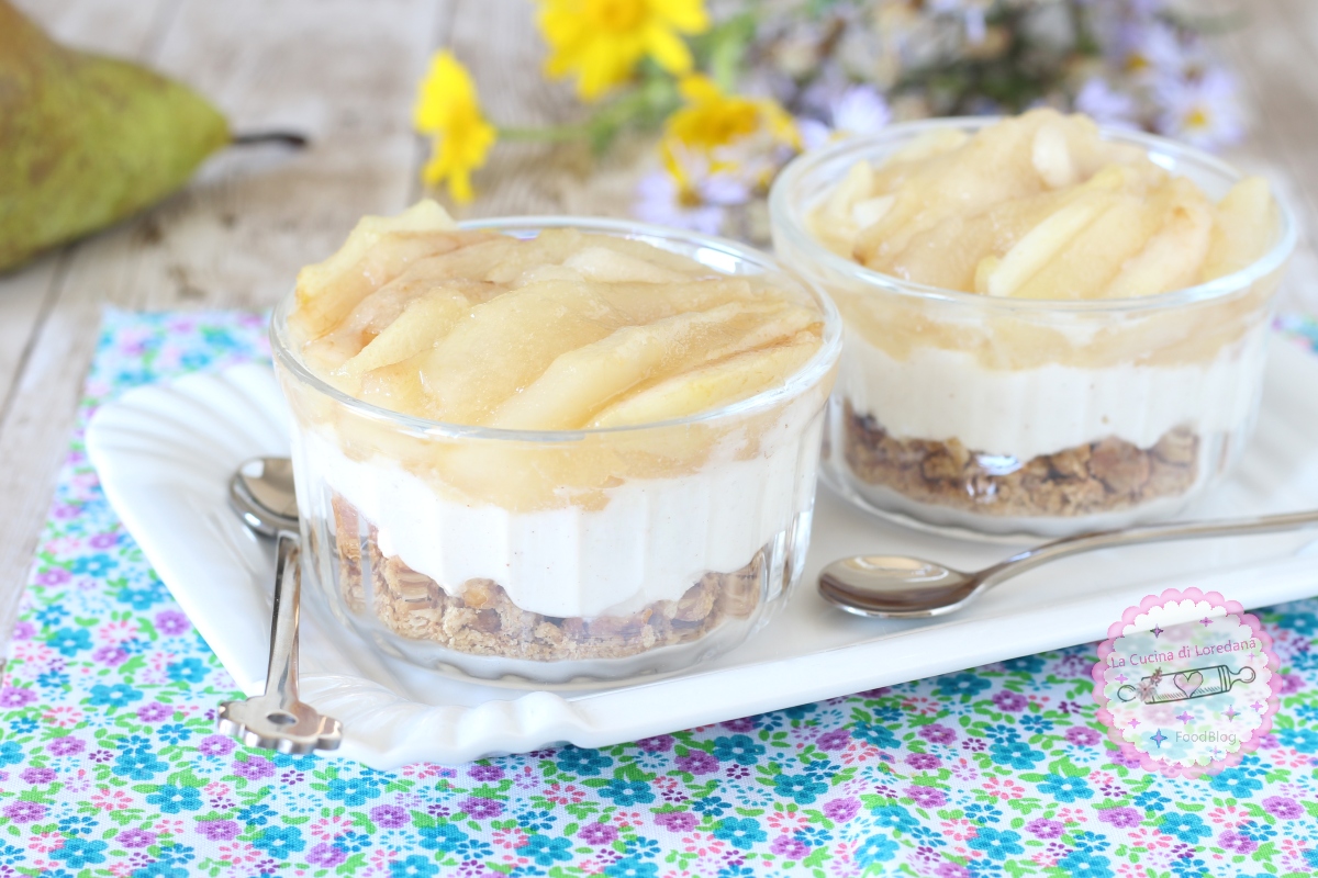 crema di ricotta e pere