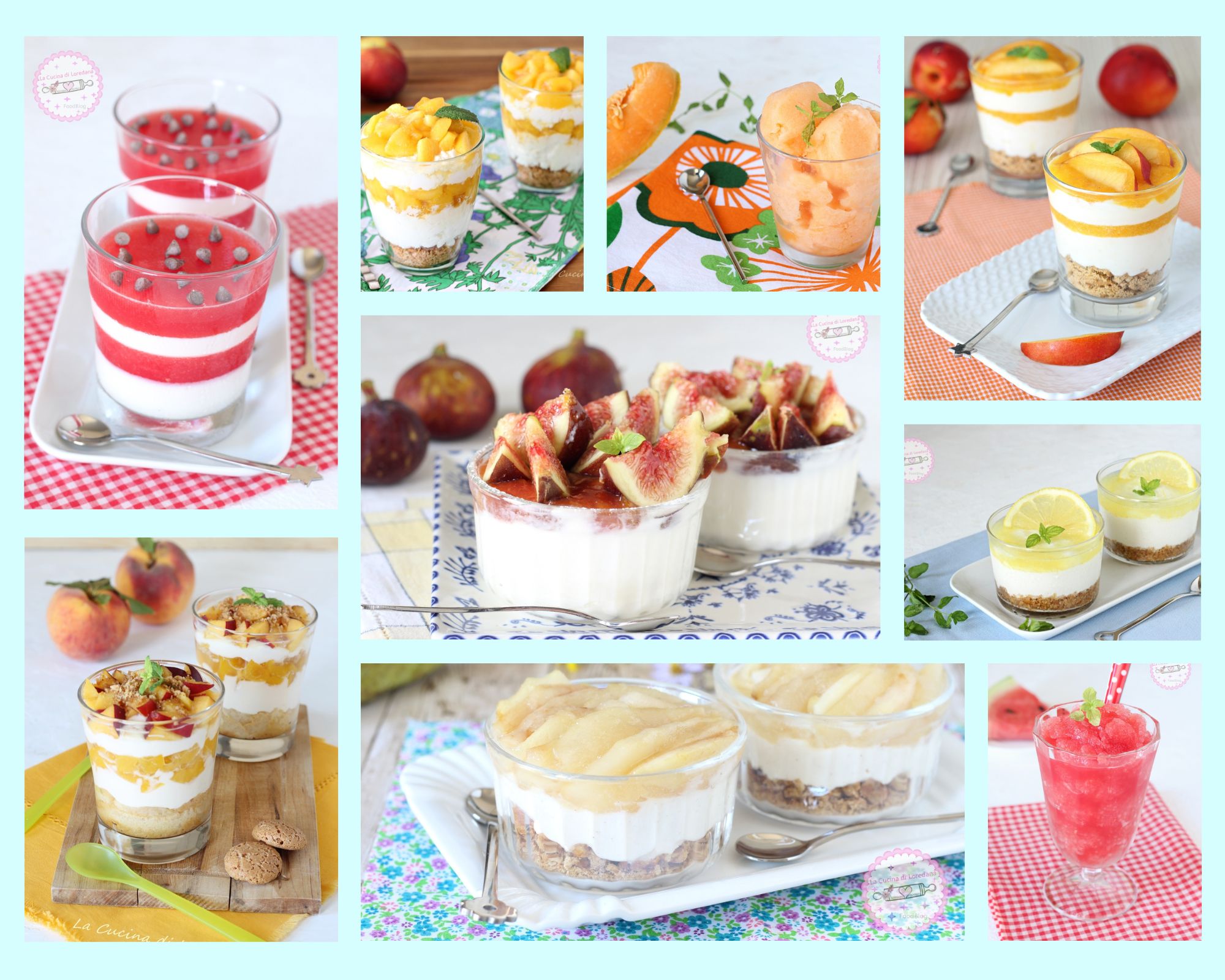dolci al cucchiaio estivi