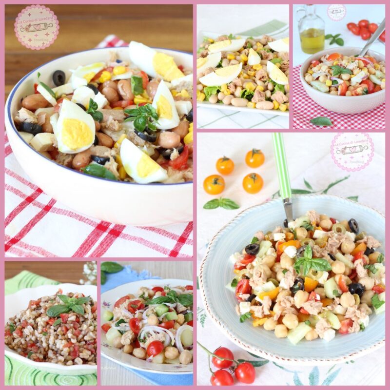 insalate di legumi estive