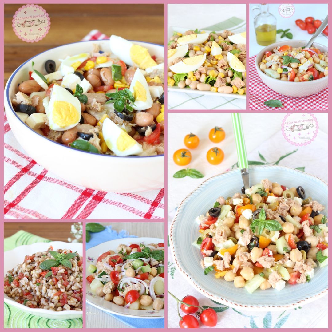insalate di legumi estive