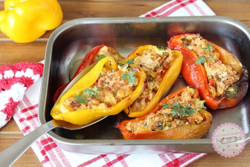 peperoni ripieni con mollica