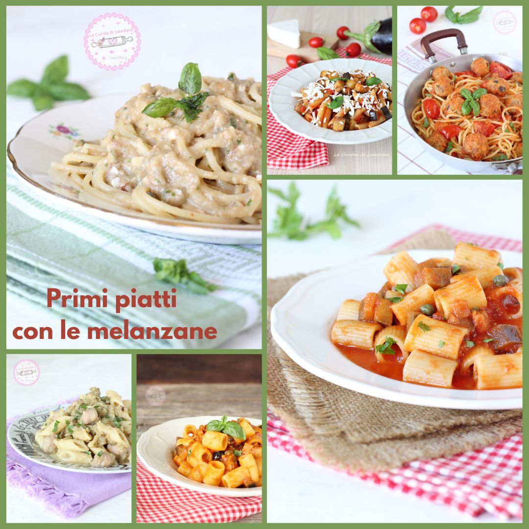 primi piatti con le melanzane