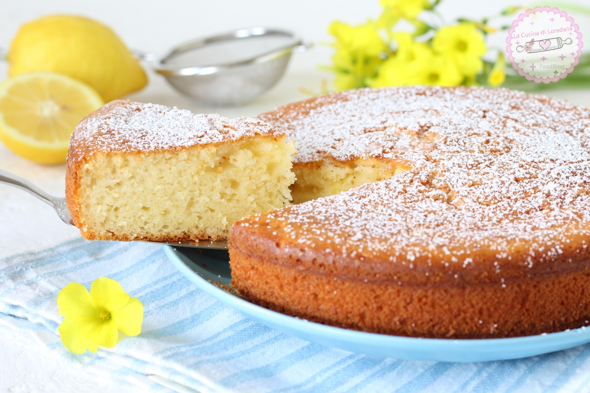 torta allo yogurt e limone