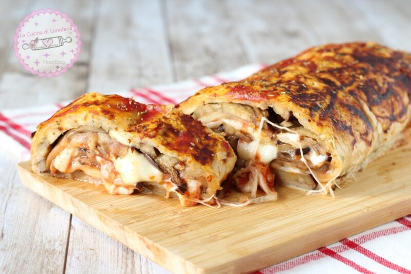 rotolo di sfoglia alla parmigiana