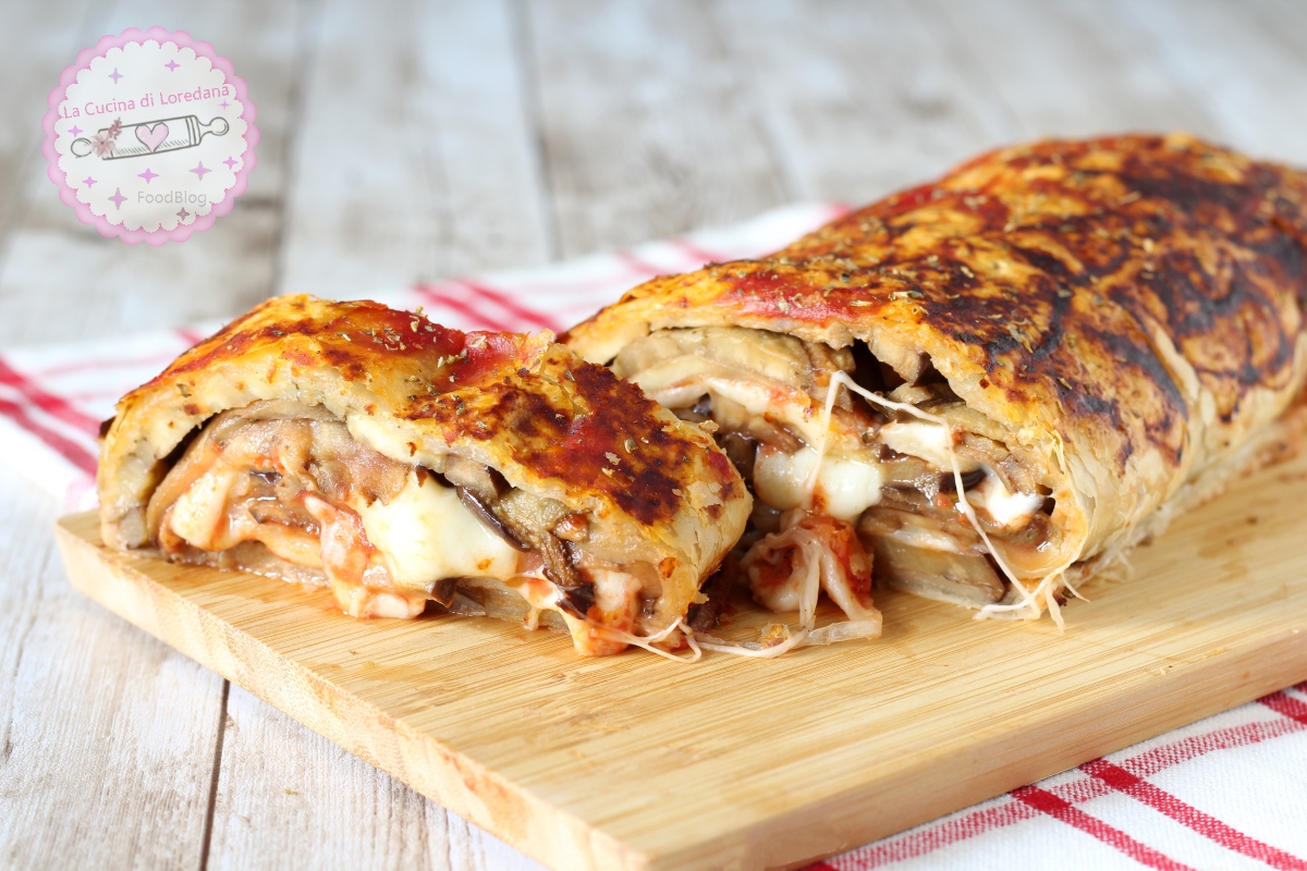 rotolo di sfoglia alla parmigiana