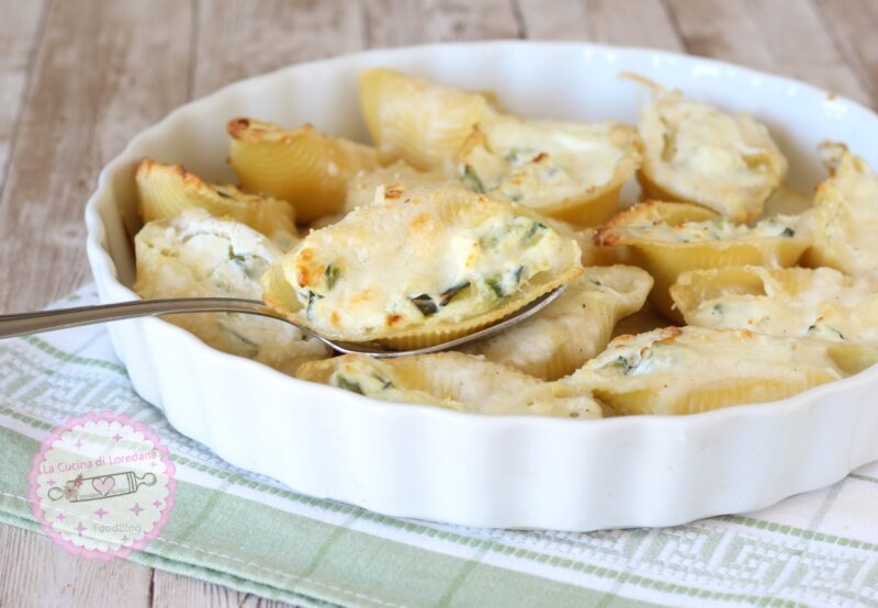 conchiglioni ripieni di zucchine