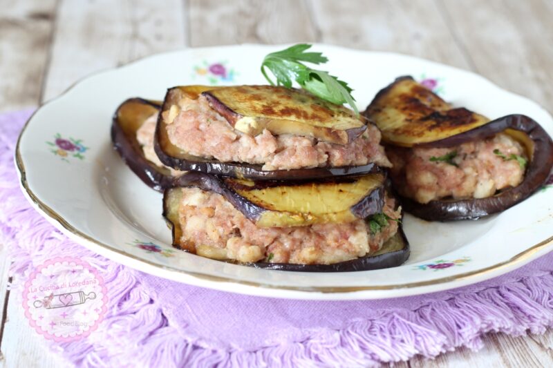 melanzane ripiene di carne