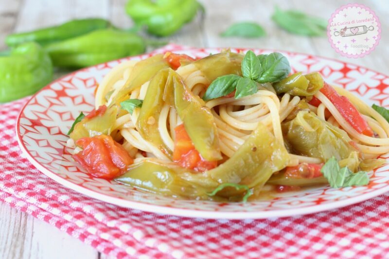 spaghetti con peperoncini verdi