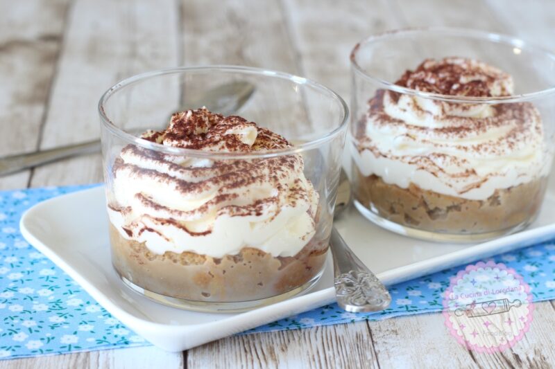 tiramisù con ricotta e mascarpone