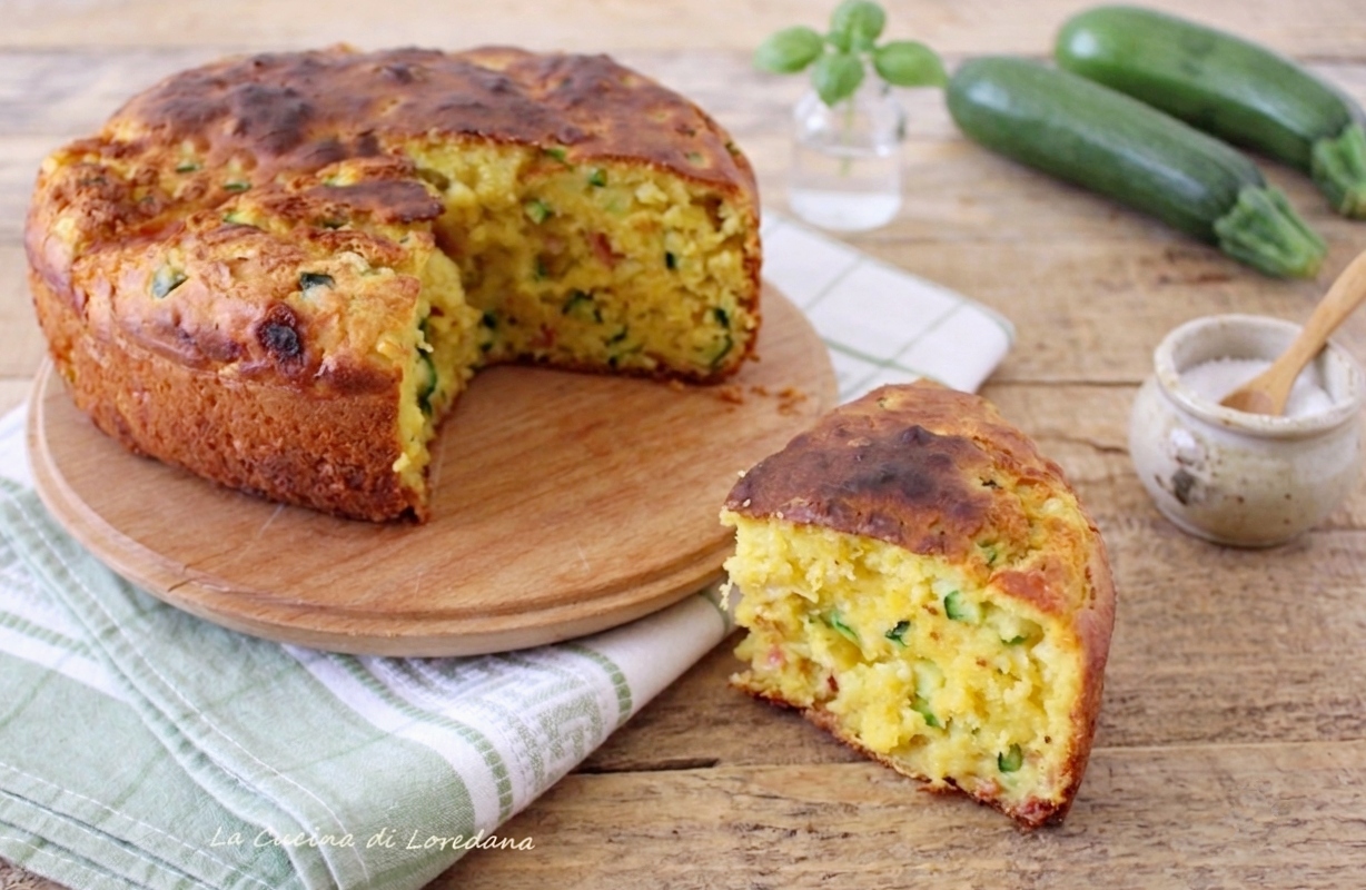 torta con zucchine