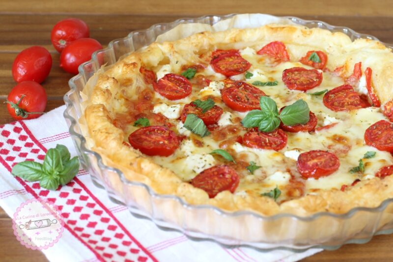 torta salata caprese