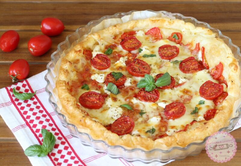 torta salata caprese