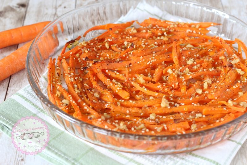 carote al forno glassate