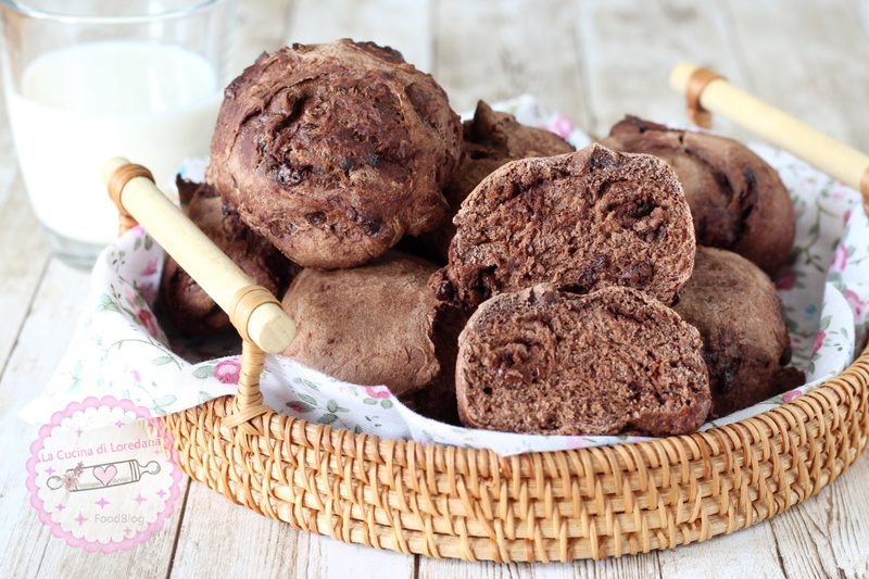 panini al cacao e cioccolato