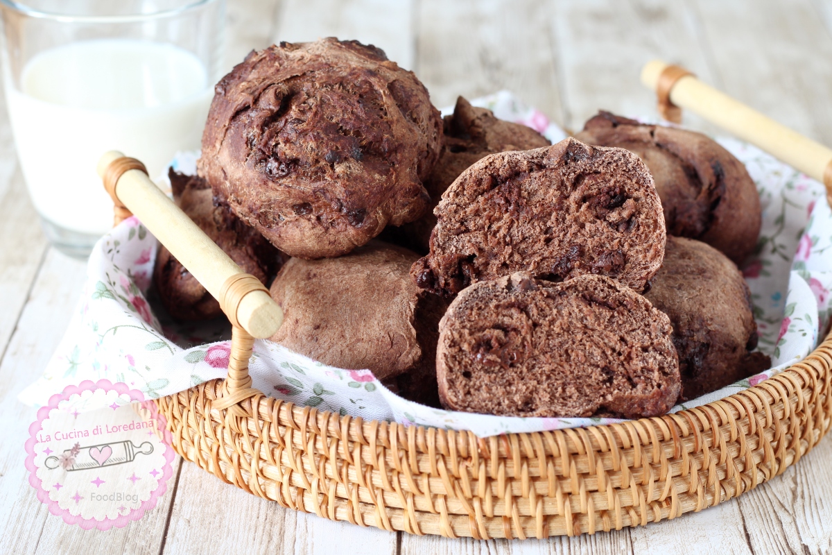 panini al cacao e cioccolato