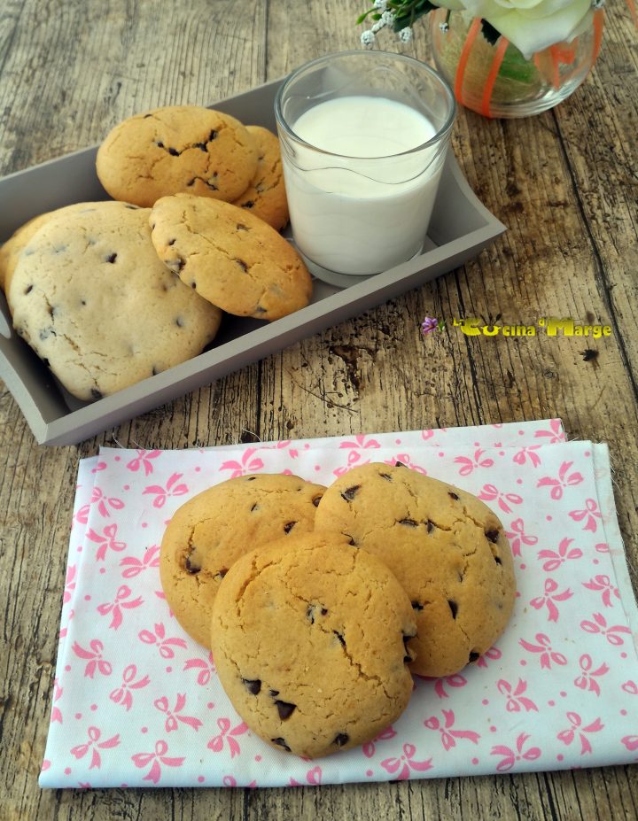 BISCOTTI CON GOCCE DI CIOCCOLATO LA CUCINA DI MARGE