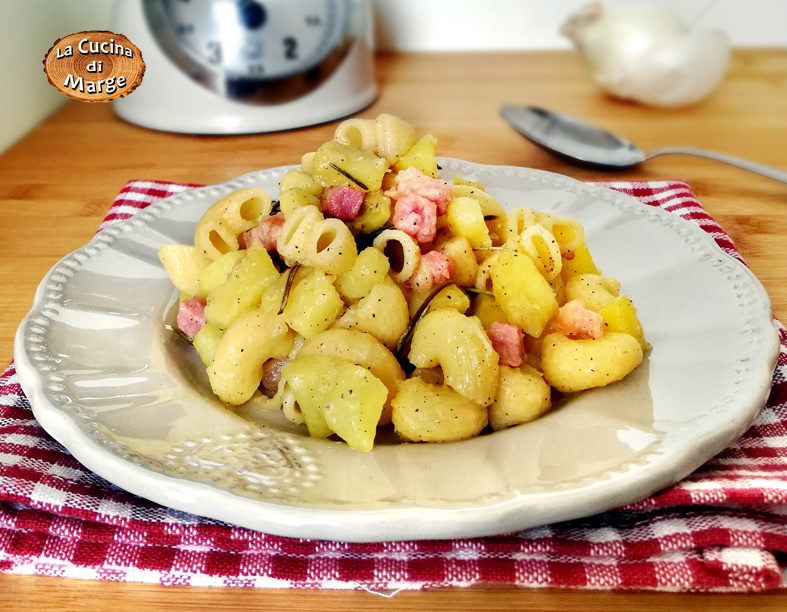 PASTA CON PATATE E PANCETTA AFFUMICATA LA CUCINA DI MARGE
