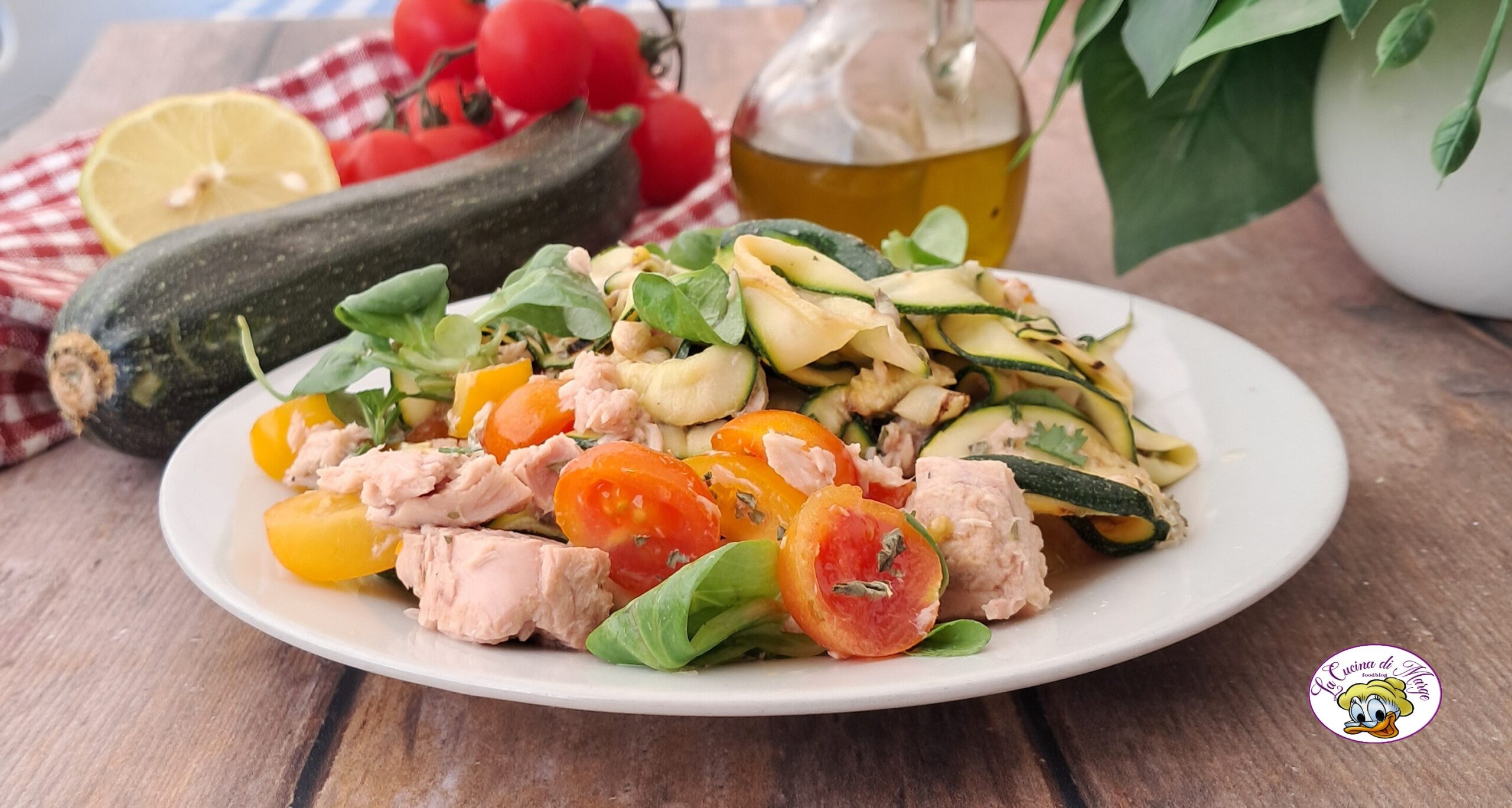 Insalata di zucchine grigliate