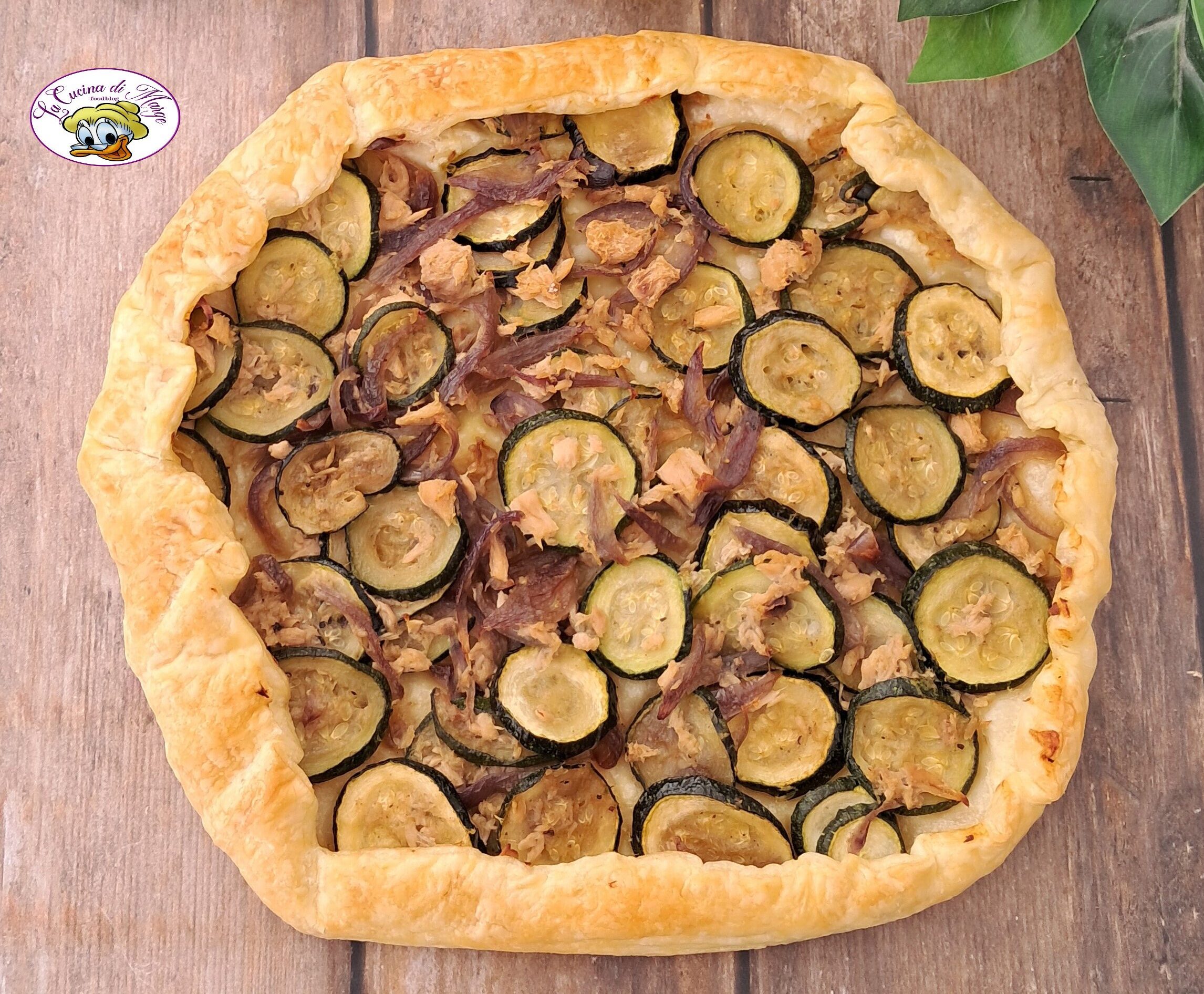 Torta salata zucchine e tonno