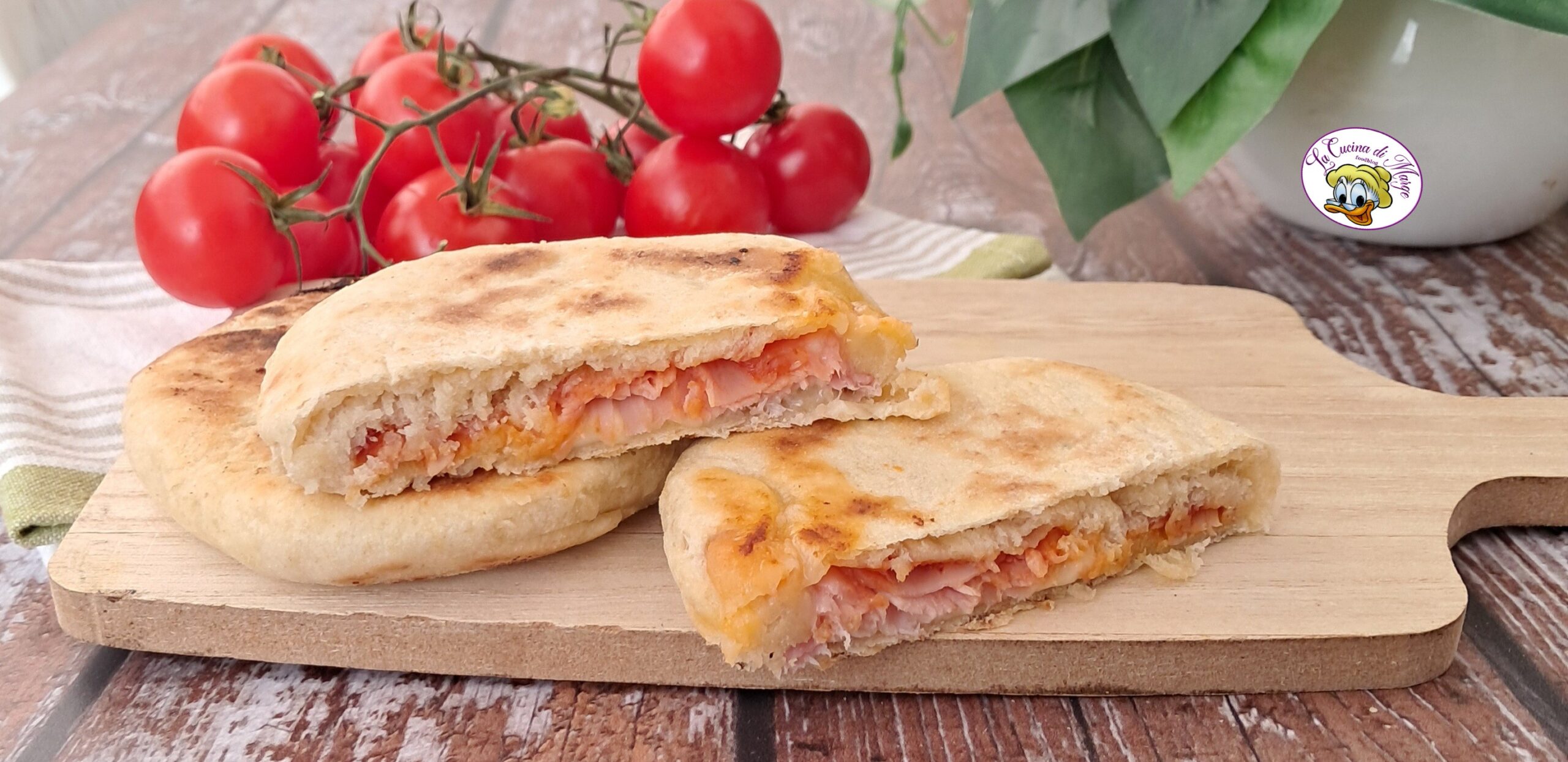 Pita ripiena in padella