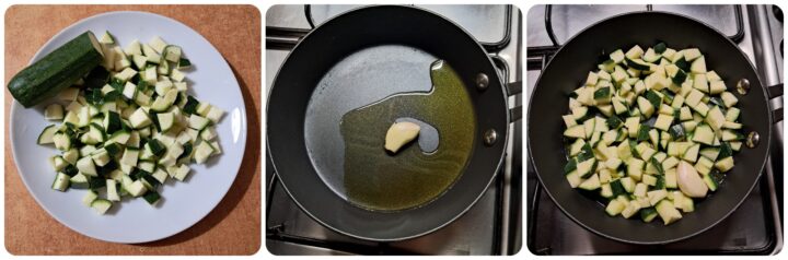 Pasta zucchine e pancetta