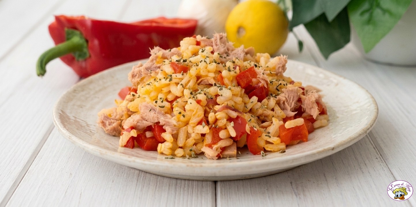 Insalata di riso con peperoni e tonno - LA CUCINA DI MARGE