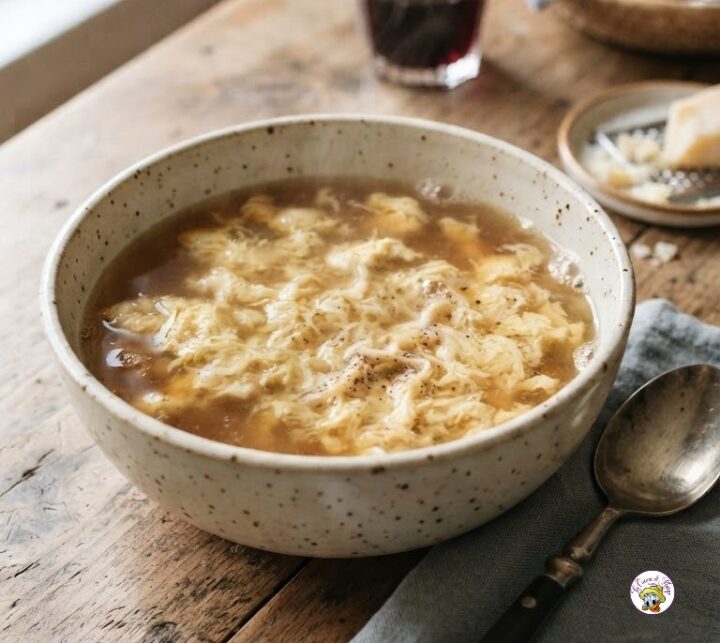 Stracciatella in brodo