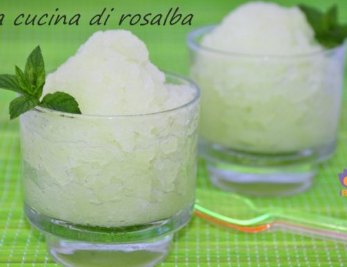 sorbetto di melone giallo