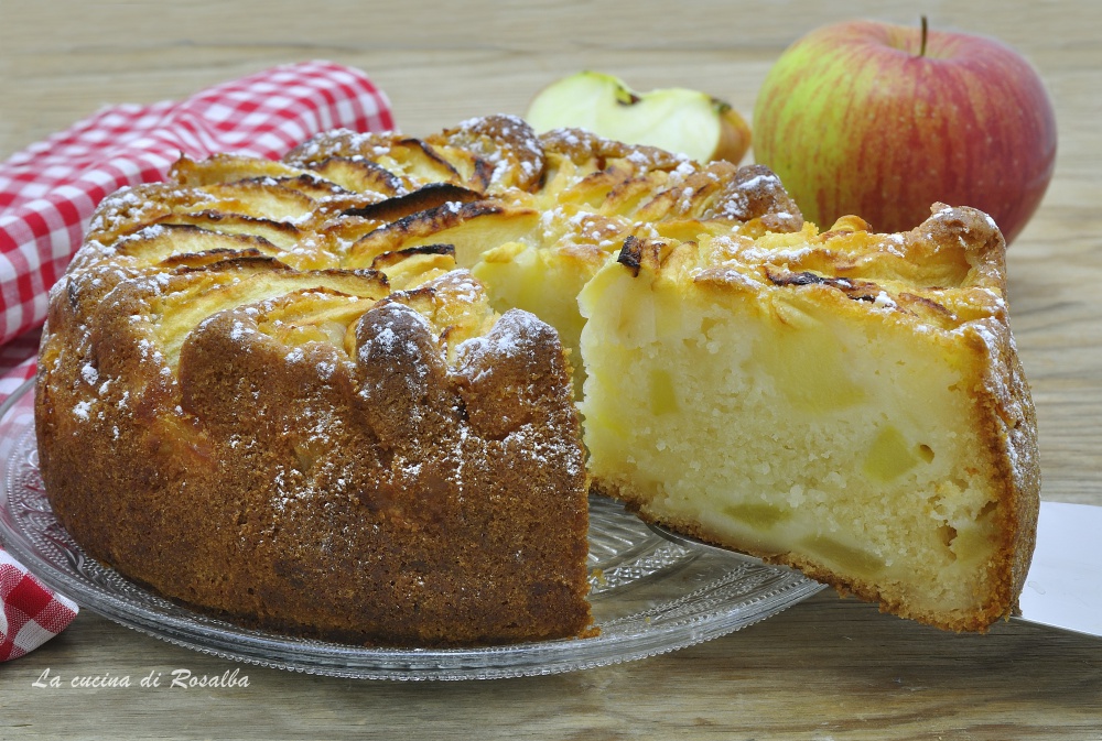 Torta di mele senza uova - La cucina di Rosalba