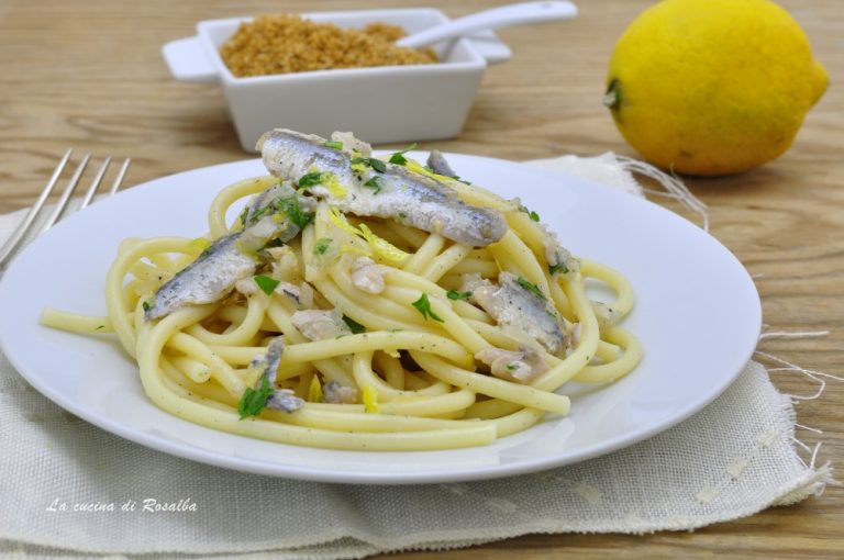 PASTA CON LE SARDE E LIMONE La cucina di Rosalba