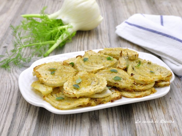 FINOCCHI GRATINATI AL FORNO - SENZA BESCIAMELLA