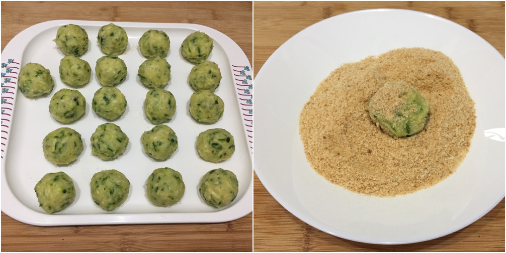 POLPETTE DI ZUCCHINE E PATATE AL FORNO - RICETTA