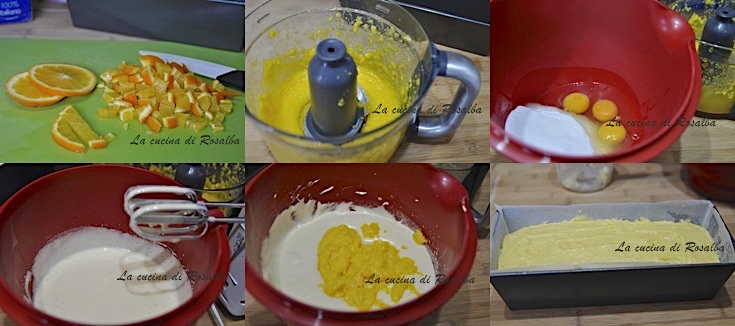 procedimento plumcake pan-d'arancio-ricetta
