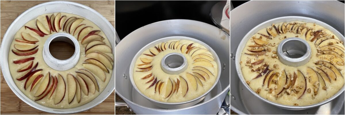 come fare il ciambellone alle mele e noci nel kit forno Magic Cooker